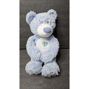 First Main Tender Teddy Bear Baby Blue Plush 12 Inch Stuffed Animal Toy